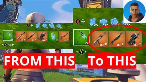 how to change your weapon slots in fortnite